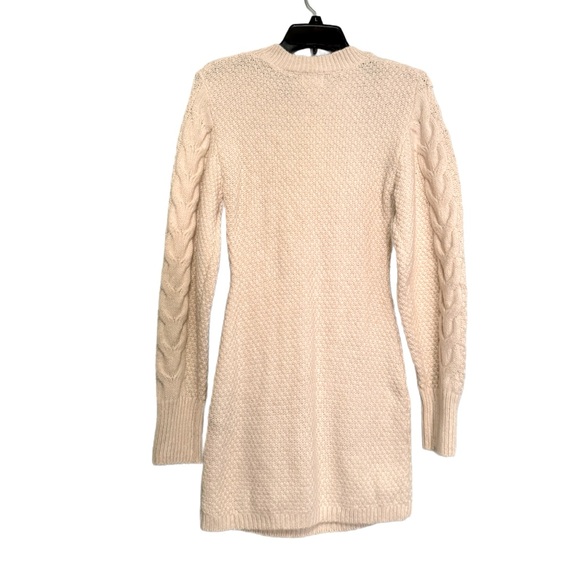 H&M Cream Cable Knit Sweater Dress - Picture 2 of 4